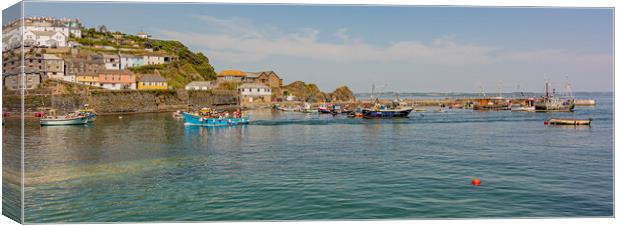Mevagissey Outer Harbour Canvas Print by Malcolm McHugh