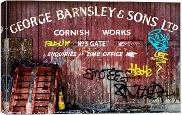 George Barnsley & Sons, Sheffield Canvas Print by Chris Drabble