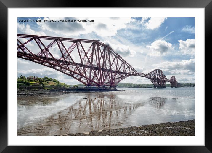 Forth Rail Bridge Scotland Framed Mounted Print by Lynn Bolt