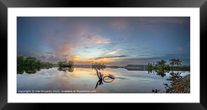 Blue hour sunset,  Framed Mounted Print by Ivie McLardy