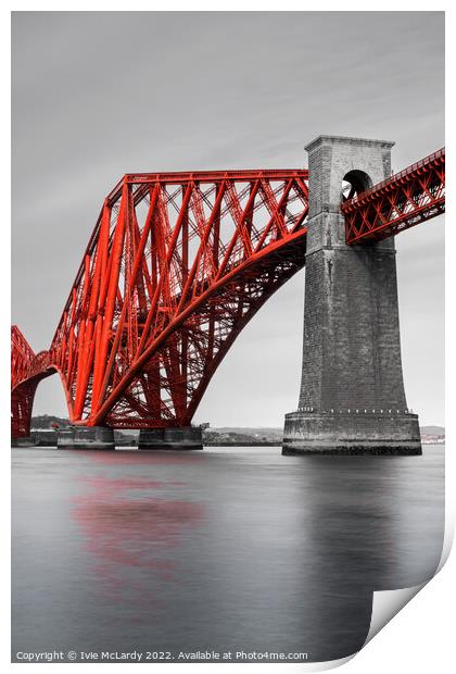 Forth Bridge Print by Ivie McLardy