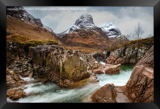 The River Coe - Glencoe Framed Print by Will Ireland Photography