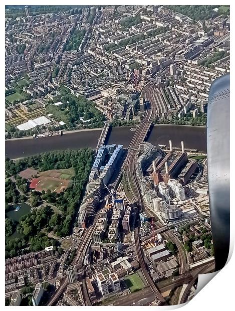 Battersea from the air Print by Martin Smith