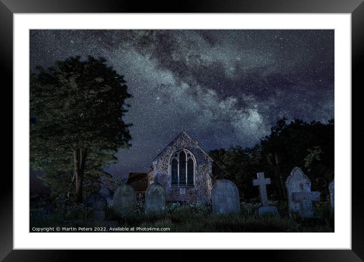 Midnight Serenity Framed Mounted Print by Martin Yiannoullou