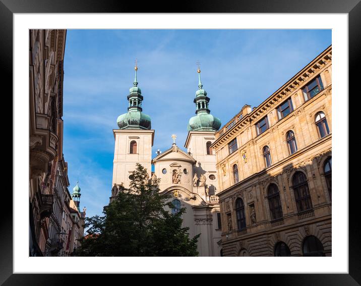 Church of St. Gall also called Saint Havel in Prague Framed Mounted Print by Dietmar Rauscher