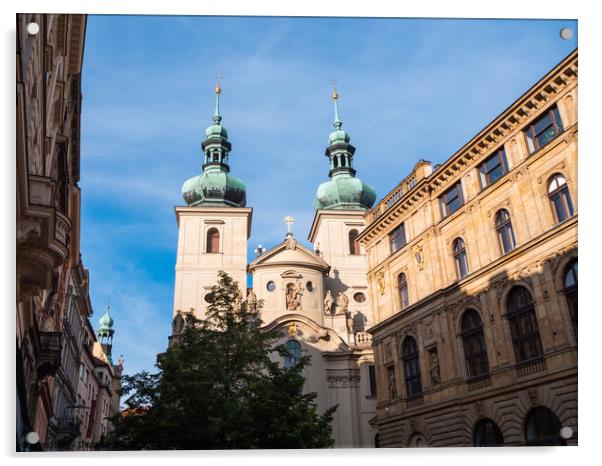 Church of St. Gall also called Saint Havel in Prague Acrylic by Dietmar Rauscher