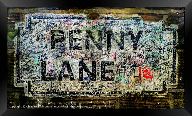 Penny Lane Framed Print by Chris Drabble