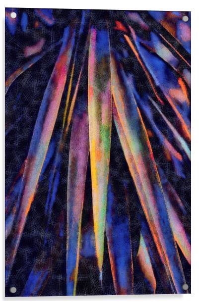 Swords of color Acrylic by Dimitrios Paterakis
