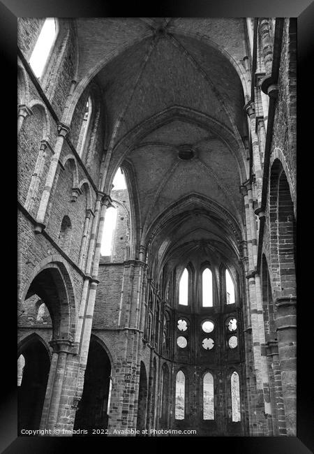 Church Ruins Villers Abbey, Belgium Framed Print by Imladris 
