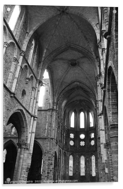 Church Ruins Villers Abbey, Belgium Acrylic by Imladris 