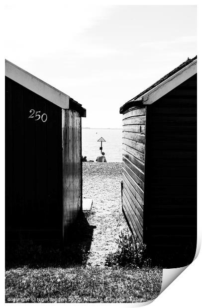  Day at the Beach  Print by Nigel Bangert