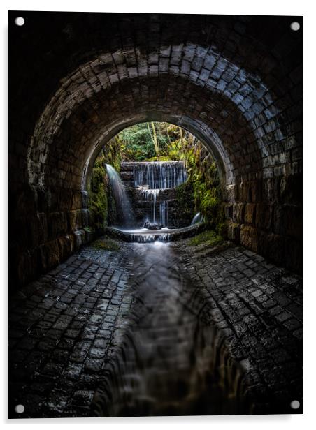 padley gorge drain Acrylic by Jason Thompson