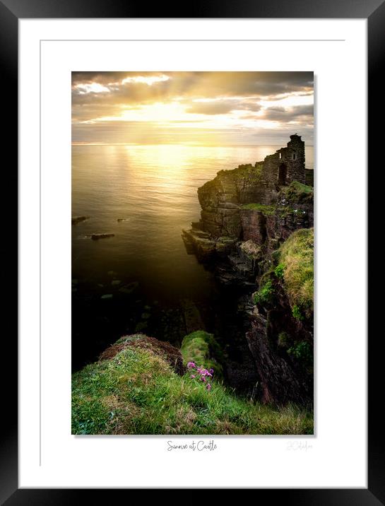 Sunrise at Castle Framed Mounted Print by JC studios LRPS ARPS