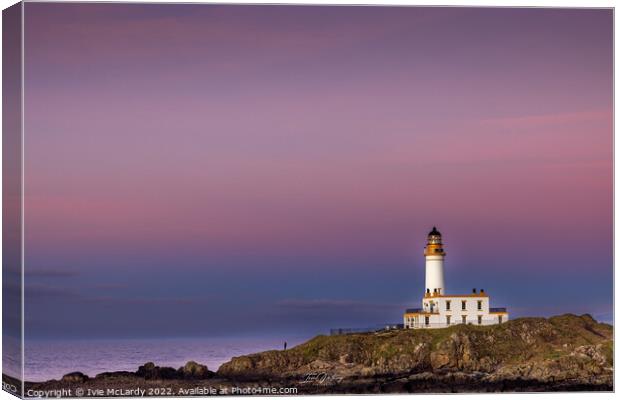 Turnberry Lighthouse Canvas Print by Ivie McLardy