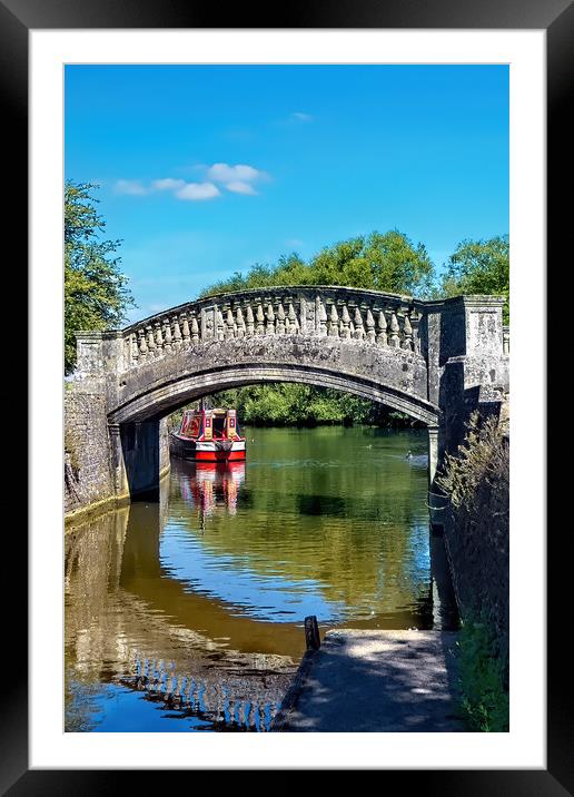 Stone Bridge at Iffley  Framed Mounted Print by Joyce Storey