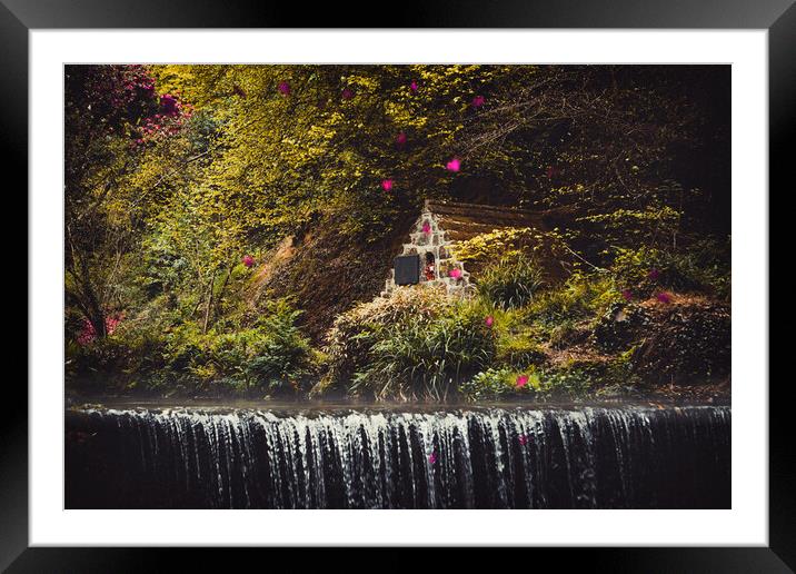Menacuddle Well,  Treverbyn, St Austell, Cornwall. Framed Mounted Print by Maggie McCall