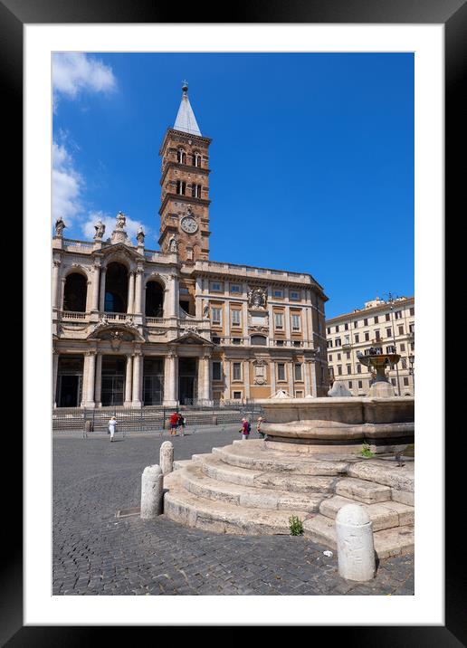 Santa Maria Maggiore Basilica in Rome Framed Mounted Print by Artur Bogacki