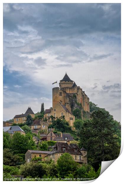Chateau de Castelnaud Print by DiFigiano Photography