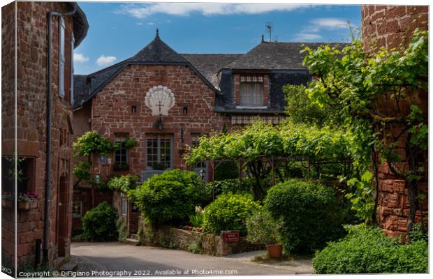 Collonges-la-Rouge Canvas Print by DiFigiano Photography