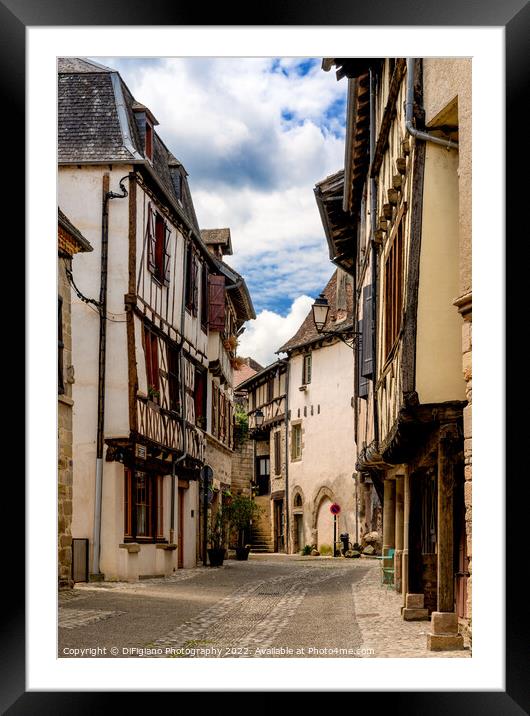 Beaulieu-sur-Dordogne Framed Mounted Print by DiFigiano Photography