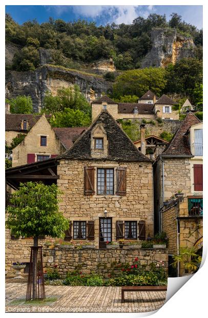 La Roque-Gageac Print by DiFigiano Photography