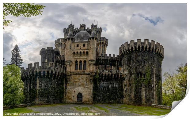 Button Castle Print by DiFigiano Photography