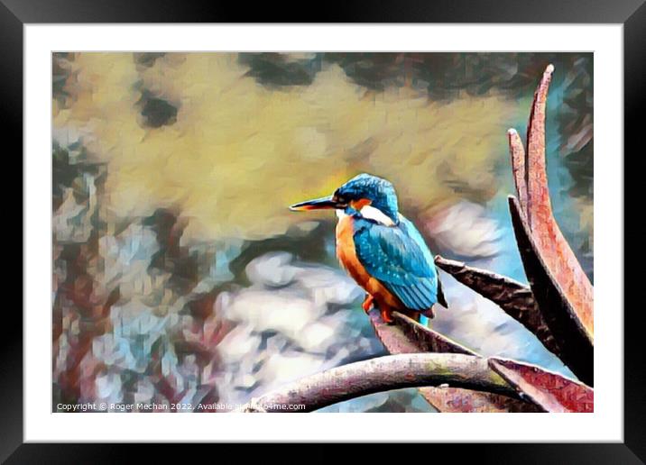 Jewel of the River Framed Mounted Print by Roger Mechan