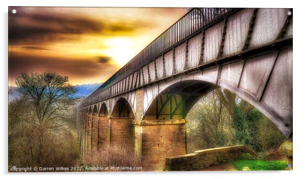Pontcysyllte Aqueduct Acrylic by Darren Wilkes