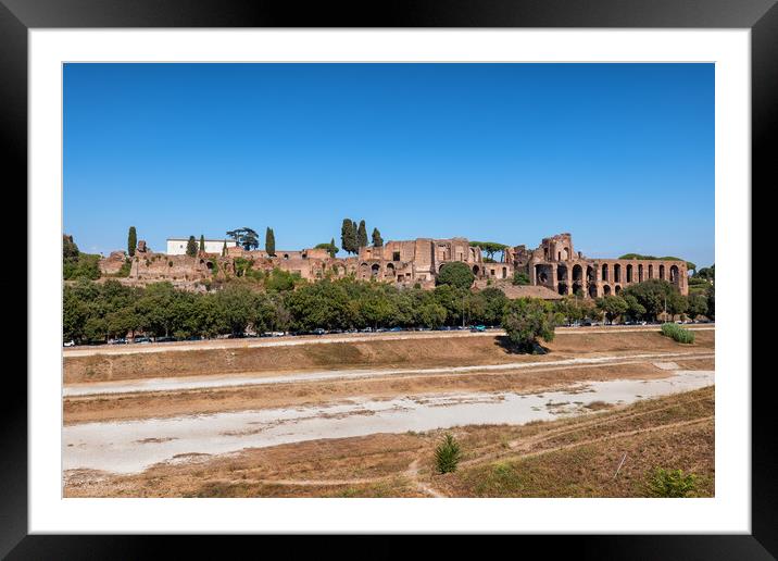 Circus Maximus and Palatine Hill in Rome Framed Mounted Print by Artur Bogacki