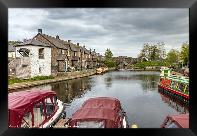 Brecon Canal Basin Framed Print by Jim Monk