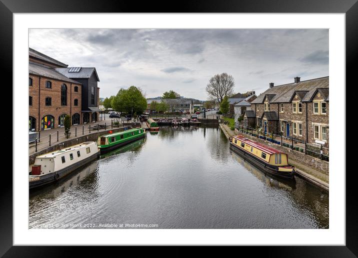 The Brecon Basin Canal Framed Mounted Print by Jim Monk