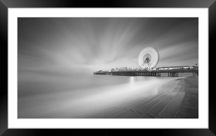 Surreal Blackpool Pier  Framed Mounted Print by Phil Durkin DPAGB BPE4