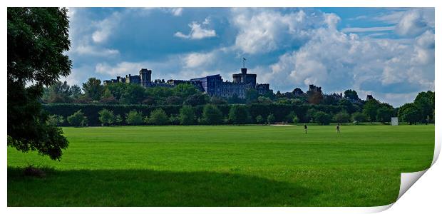 Windsor Castle from Home Park Print by Joyce Storey