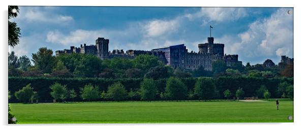 Windsor Castle Acrylic by Joyce Storey