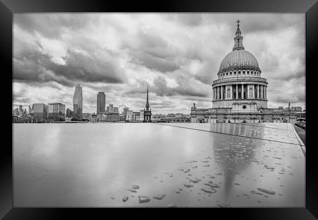 Reflections of St Pauls Cathedral Framed Print by Jason Wells