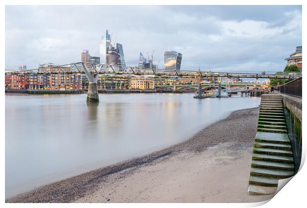 River Thames after sunset Print by Jason Wells