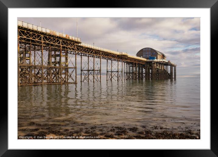 Mumbles Lifeboat Station, Mumbles Pier, Swansea Framed Mounted Print by Dan Santillo