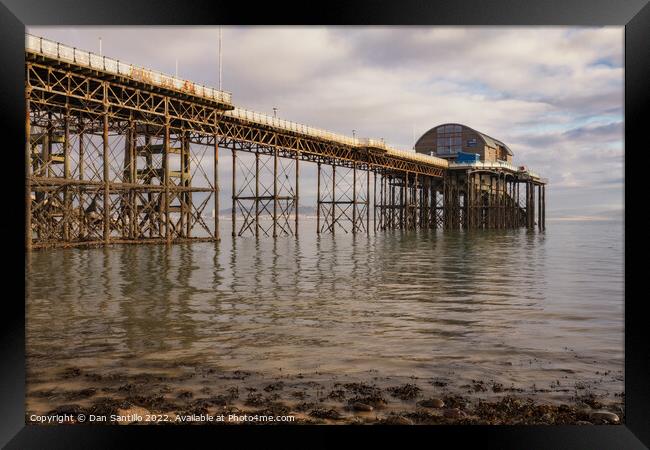 Mumbles Lifeboat Station, Mumbles Pier, Swansea Framed Print by Dan Santillo