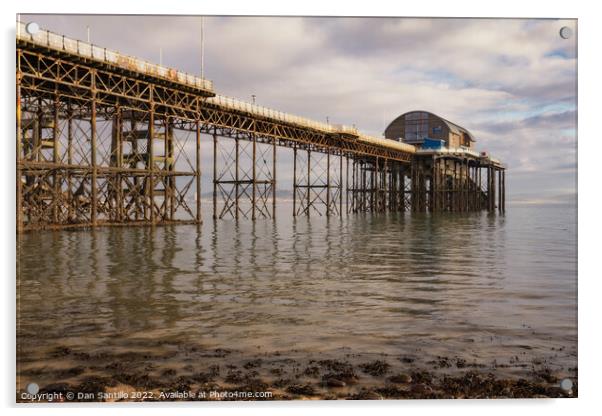 Mumbles Lifeboat Station, Mumbles Pier, Swansea Acrylic by Dan Santillo