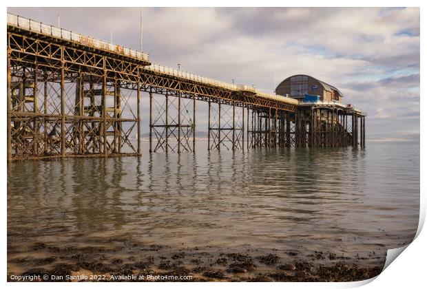 Mumbles Lifeboat Station, Mumbles Pier, Swansea Print by Dan Santillo