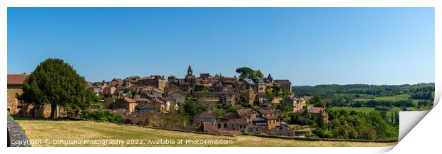 Pays-de-Belves Panorama Print by DiFigiano Photography