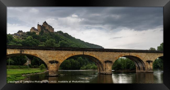 Castelnaud-la-Chapelle and the Dordogne River Framed Print by DiFigiano Photography