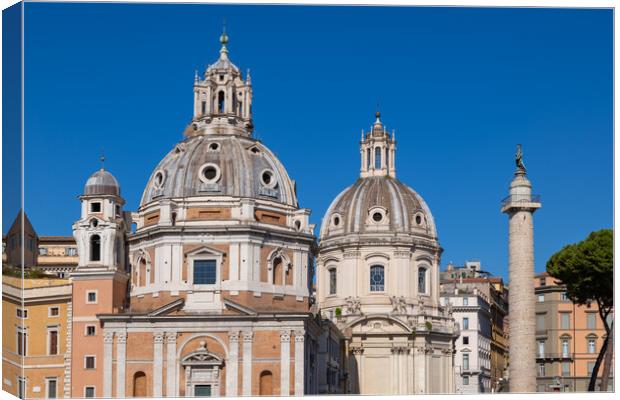 Churches of Rome Canvas Print by Artur Bogacki