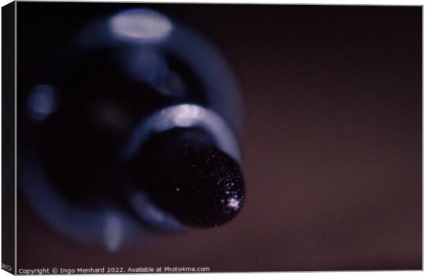 A shallow focus macro shot of a small turned off lightbulb Canvas Print by Ingo Menhard