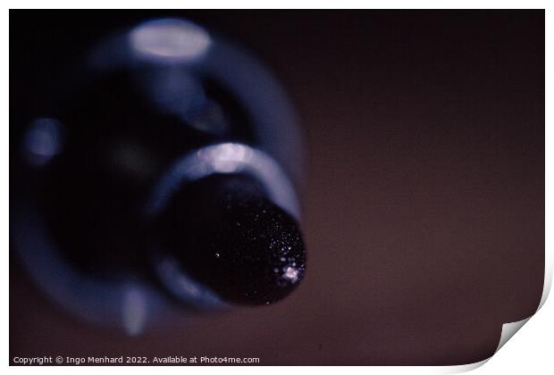 A shallow focus macro shot of a small turned off lightbulb Print by Ingo Menhard