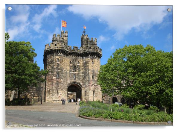 Lancaster Castle Acrylic by Andrew Bell