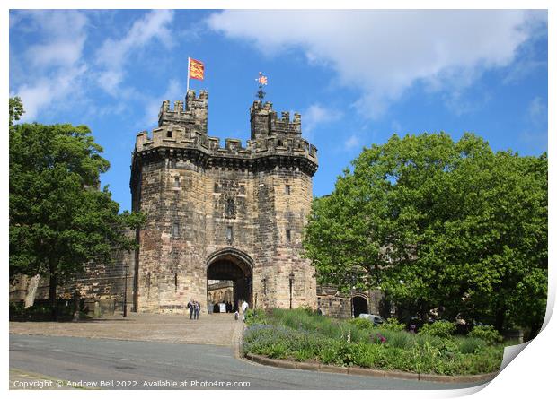 Lancaster Castle Print by Andrew Bell