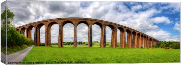 Culloden Viaduct Canvas Print by Alan Simpson