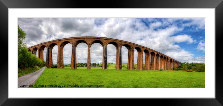Culloden Viaduct Framed Mounted Print by Alan Simpson
