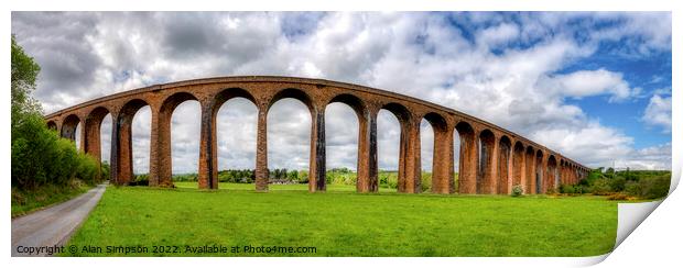 Culloden Viaduct Print by Alan Simpson